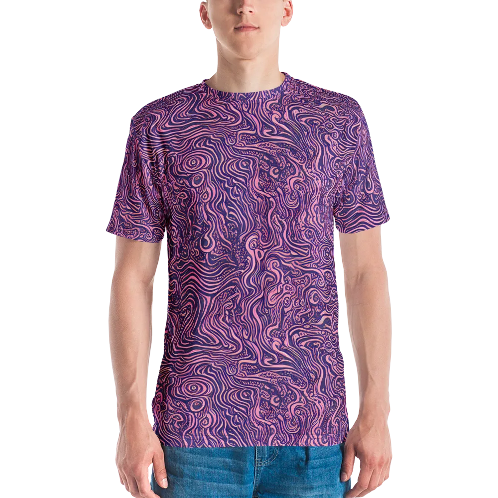 Ethereal Etch on Men's Crew Neck T-Shirt — Front