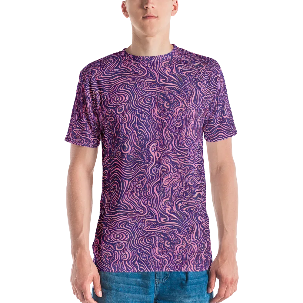 Ethereal Etch on Men's Crew Neck T-Shirt — Front