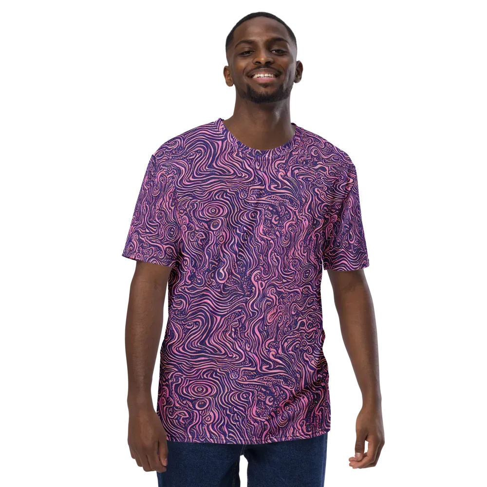 Ethereal Etch on Men's Crew Neck T-Shirt — Front