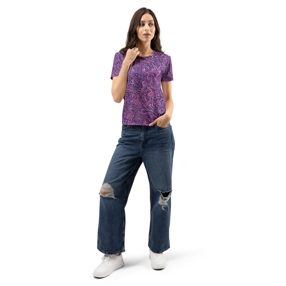 Ethereal Etch on Women's Crew Neck T-Shirt — Front