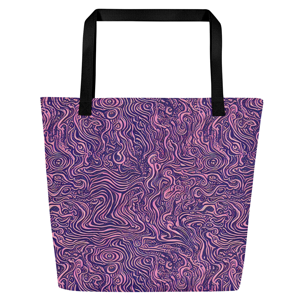 Ethereal Etch on Large Tote Bag W/ Pocket — Front