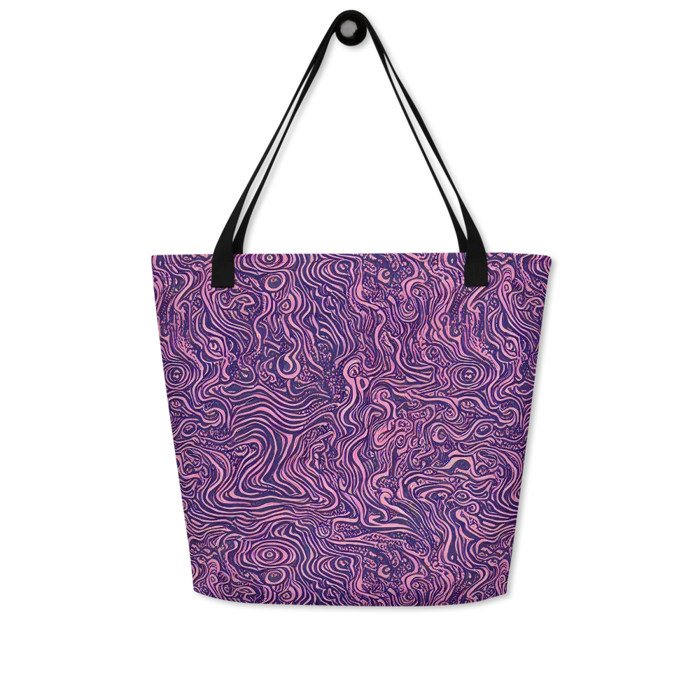 Ethereal Etch on Large Tote Bag W/ Pocket — Front