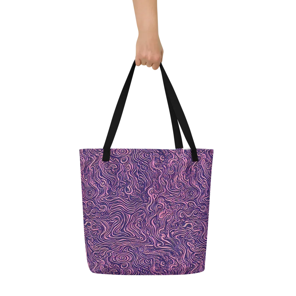 Ethereal Etch on Large Tote Bag W/ Pocket — Front