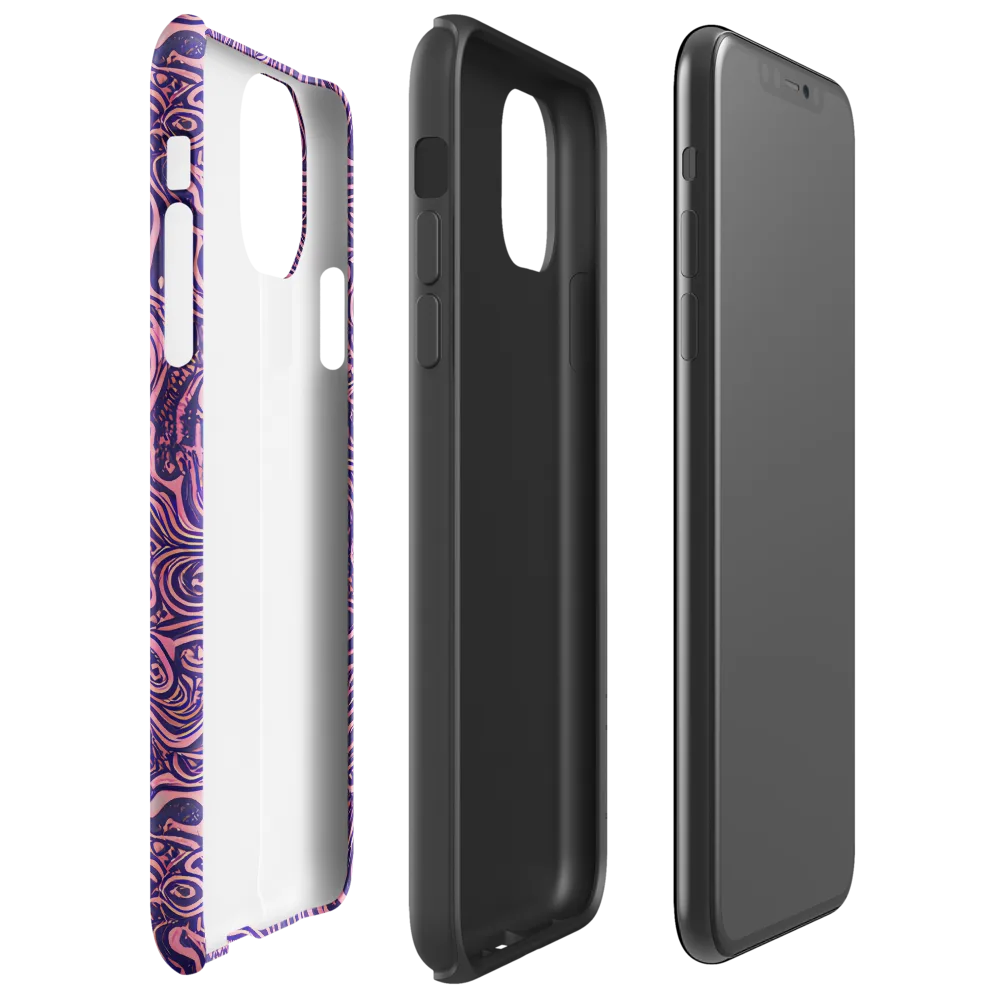 Ethereal Etch on Tough Case for iPhone® — Right
