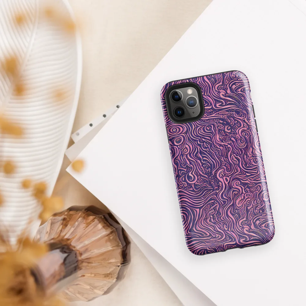 Ethereal Etch on Tough Case for iPhone® — Front