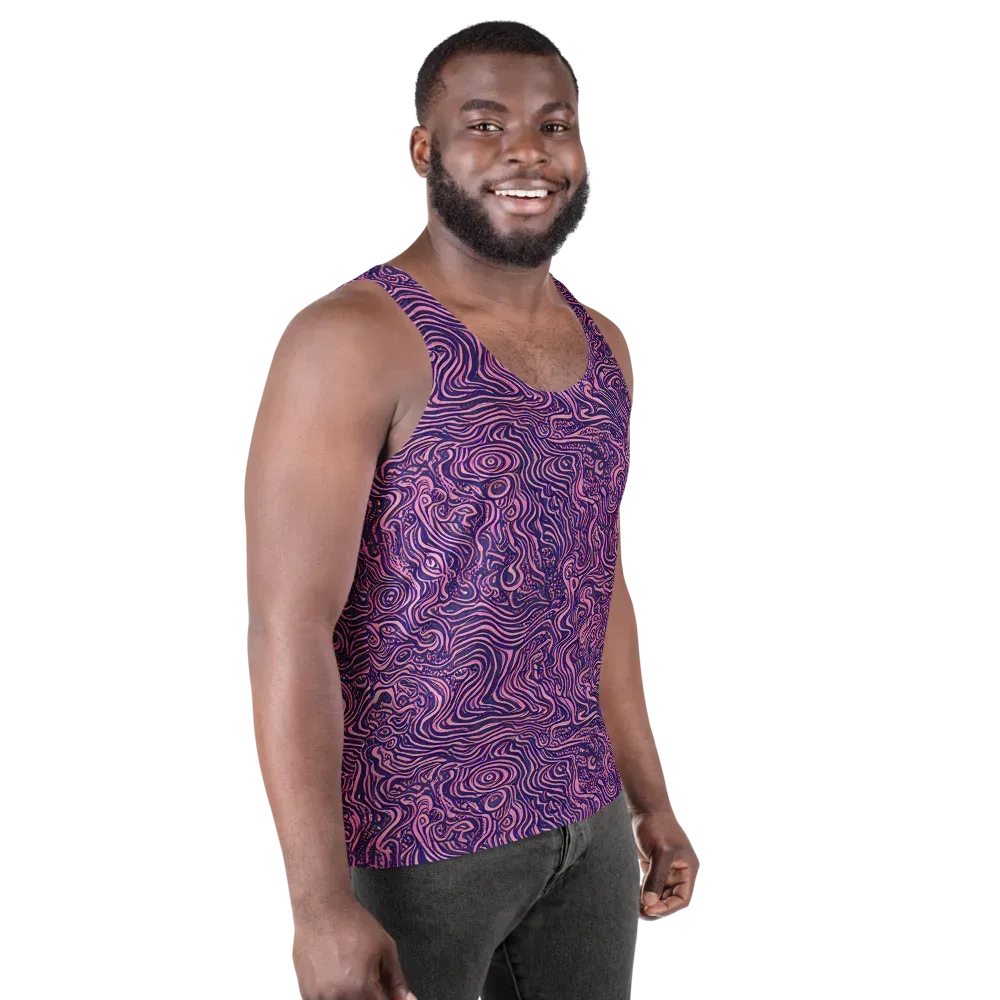 Ethereal Etch on Men's Tank Top — Right Front