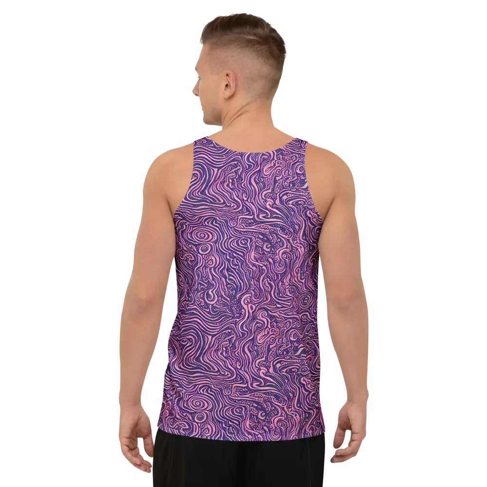 Ethereal Etch on Men's Tank Top — Back