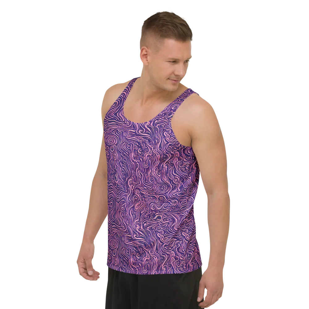 Ethereal Etch on Men's Tank Top — Left Front