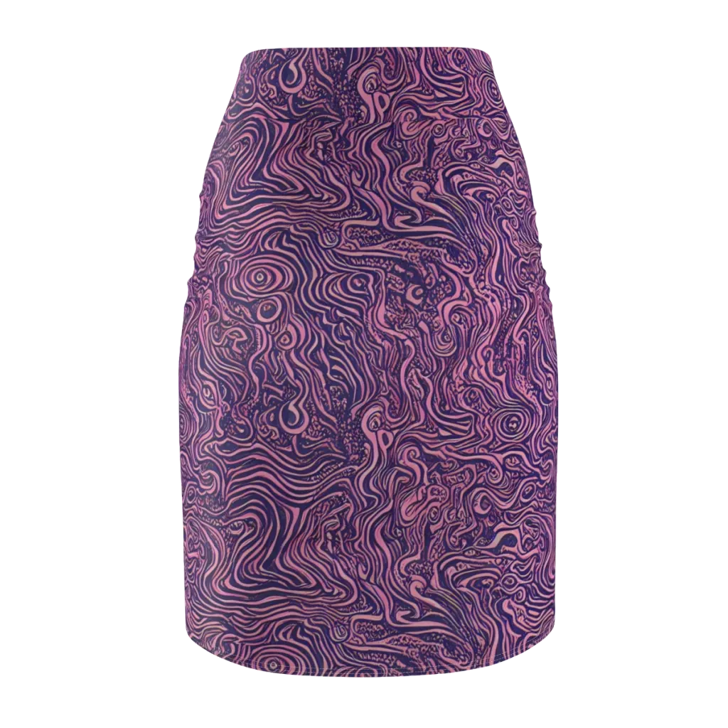 Ethereal Etch on Pencil Skirt — Back