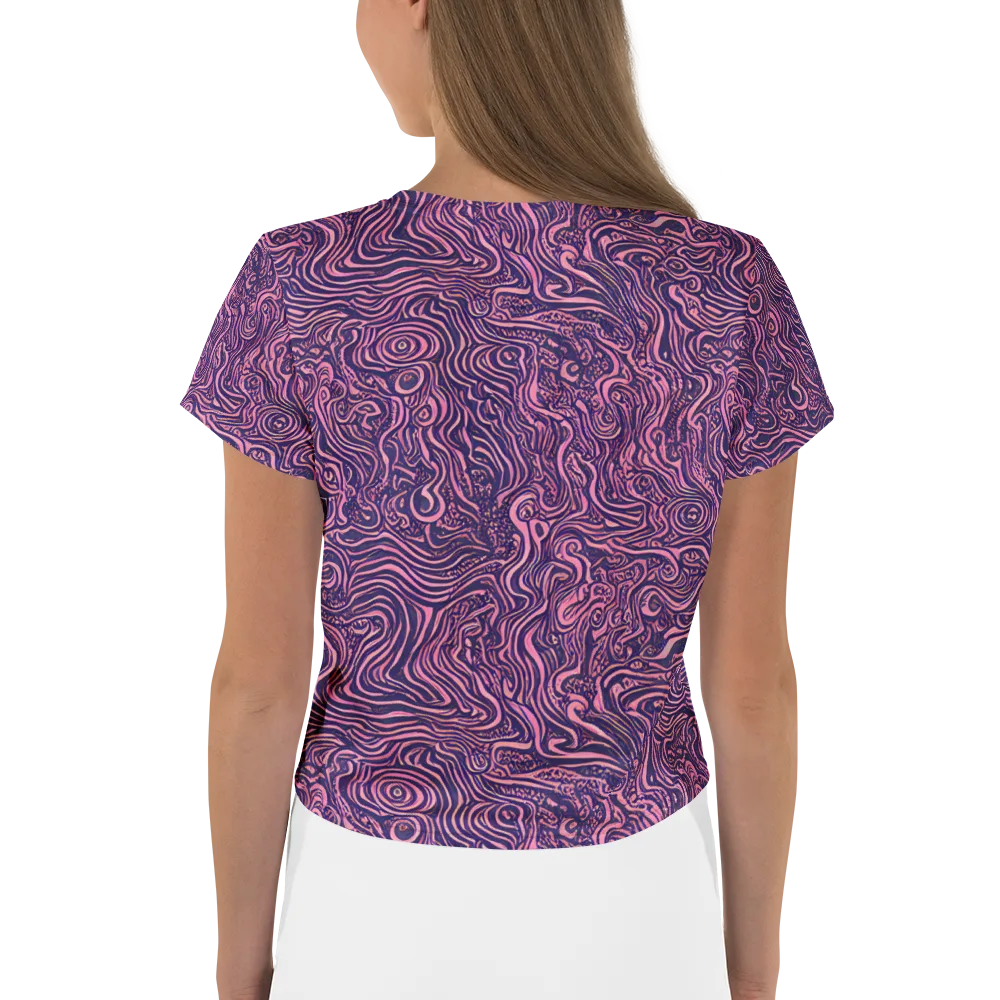 Ethereal Etch on Crop Tee — Back
