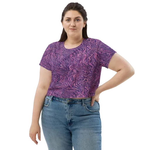 Ethereal Etch on a Crop Tee