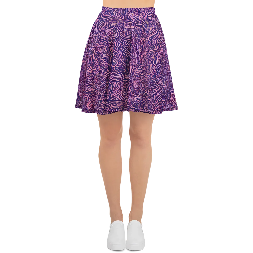 Ethereal Etch on Skater Skirt — Front