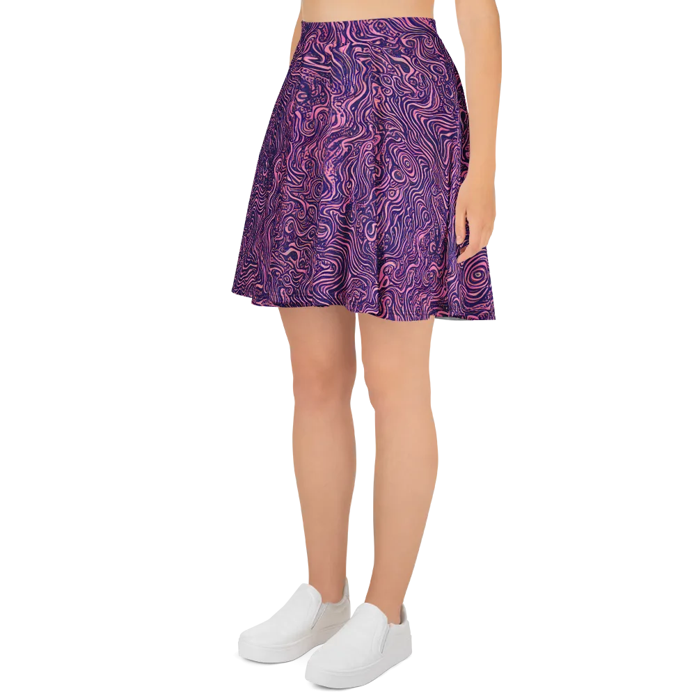 Ethereal Etch on Skater Skirt — Left