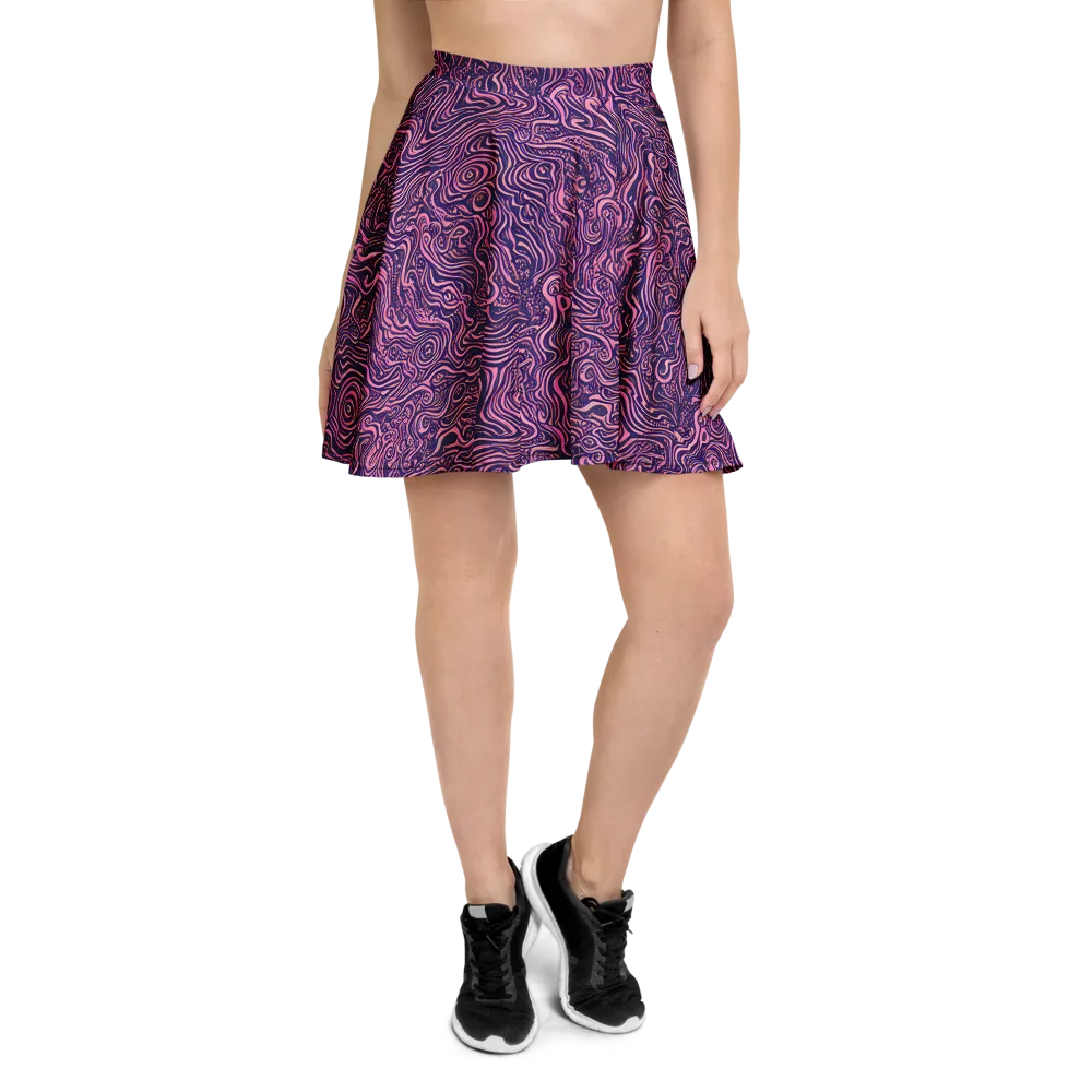 Ethereal Etch on Skater Skirt — Front