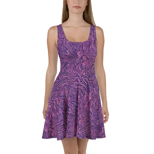 Ethereal Etch on a Skater Dress