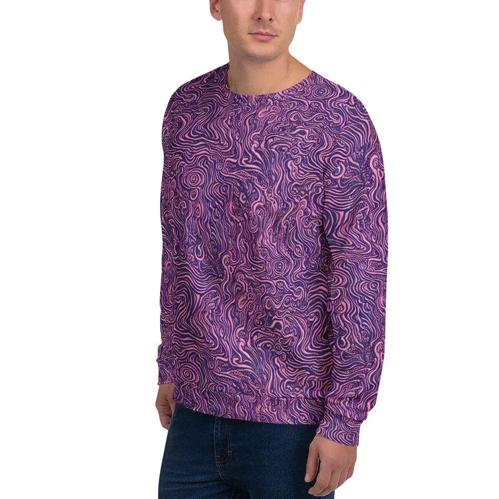 Ethereal Etch on Sweatshirt — Left Front