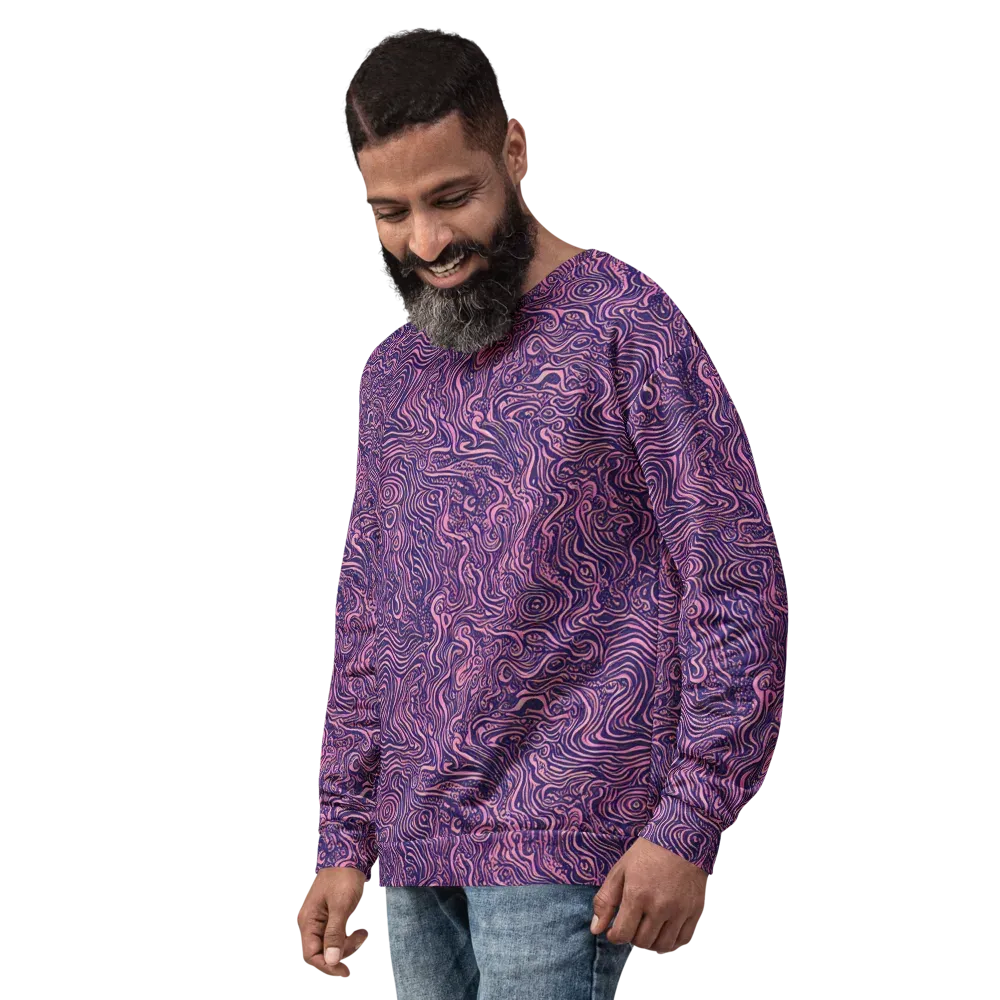 Ethereal Etch on Sweatshirt — Left Front