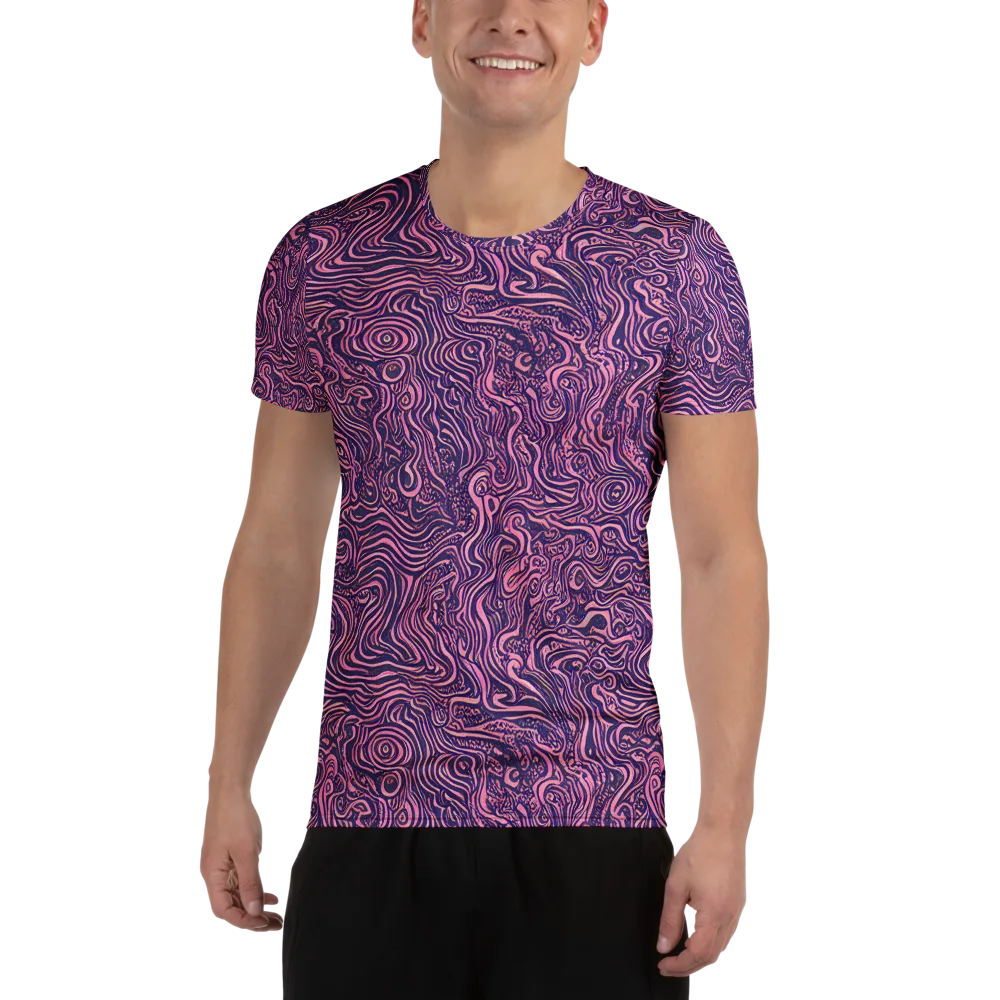 Ethereal Etch on Men's Athletic T-Shirt — Front
