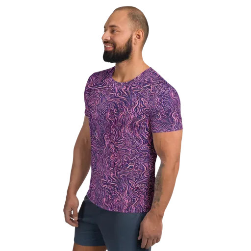 Ethereal Etch on a Men's Athletic T-Shirt