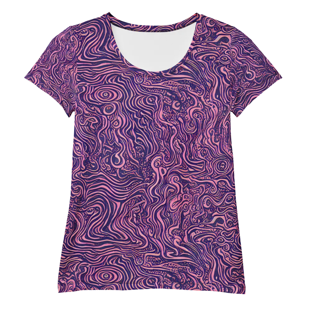 Ethereal Etch on Women's Athletic T-Shirt — Front