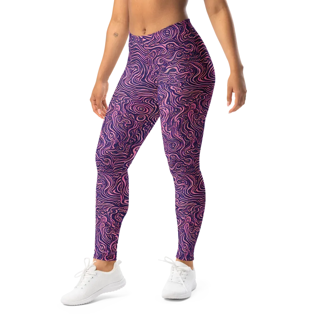 Ethereal Etch on Leggings — Left Front