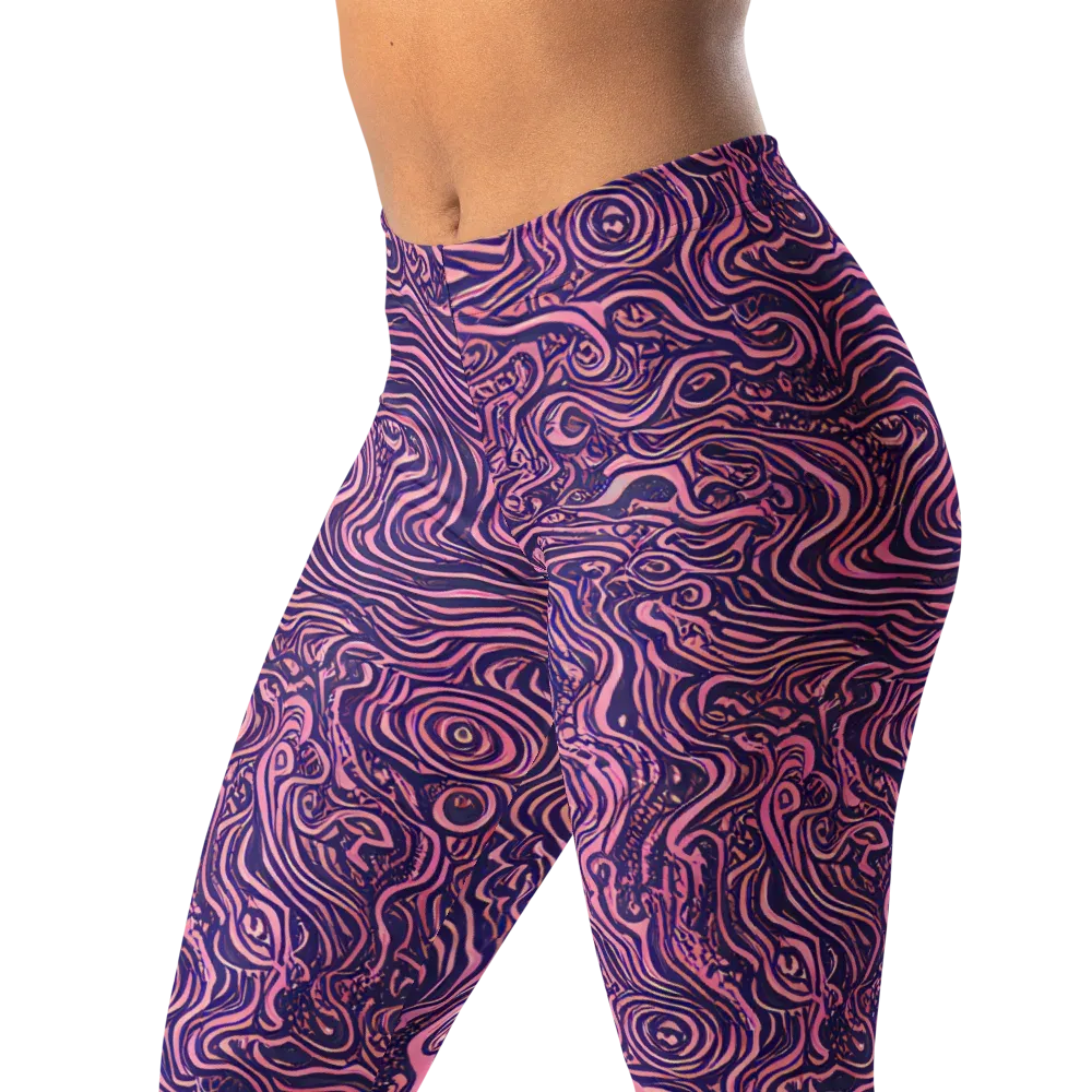 Ethereal Etch on Leggings — Left Front