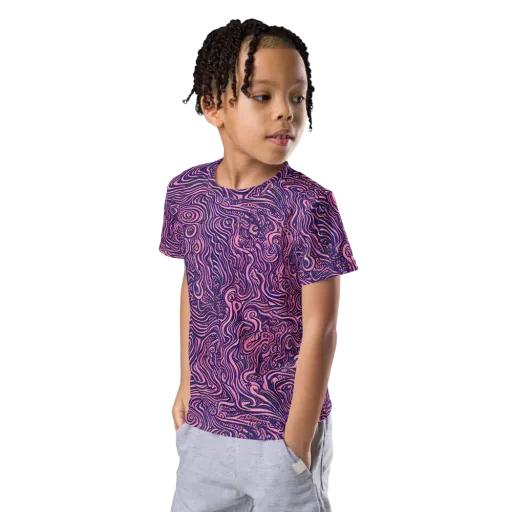 Ethereal Etch on a Kids Crew Neck T-Shirt