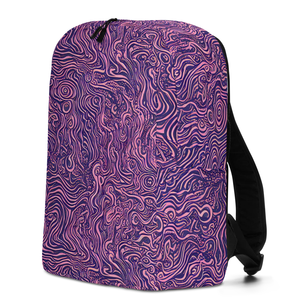 Ethereal Etch on Minimalist Backpack — Left