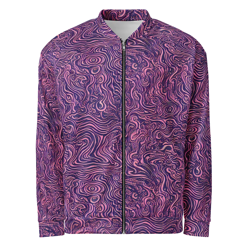 Ethereal Etch on Bomber Jacket — Front