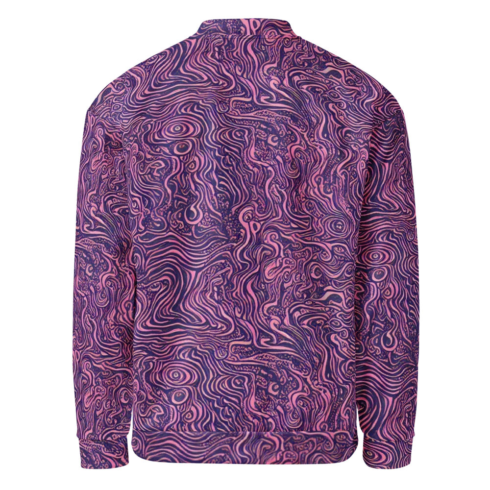 Ethereal Etch on Bomber Jacket — Back