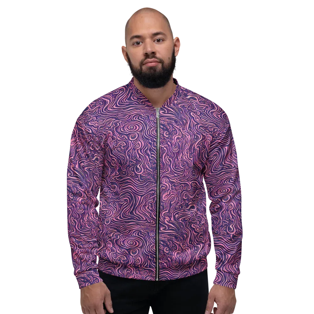 Ethereal Etch on Bomber Jacket — Front