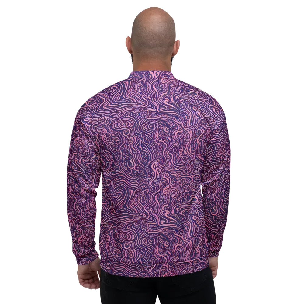 Ethereal Etch on Bomber Jacket — Back
