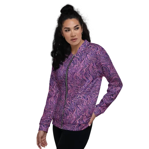 Ethereal Etch on a Bomber Jacket