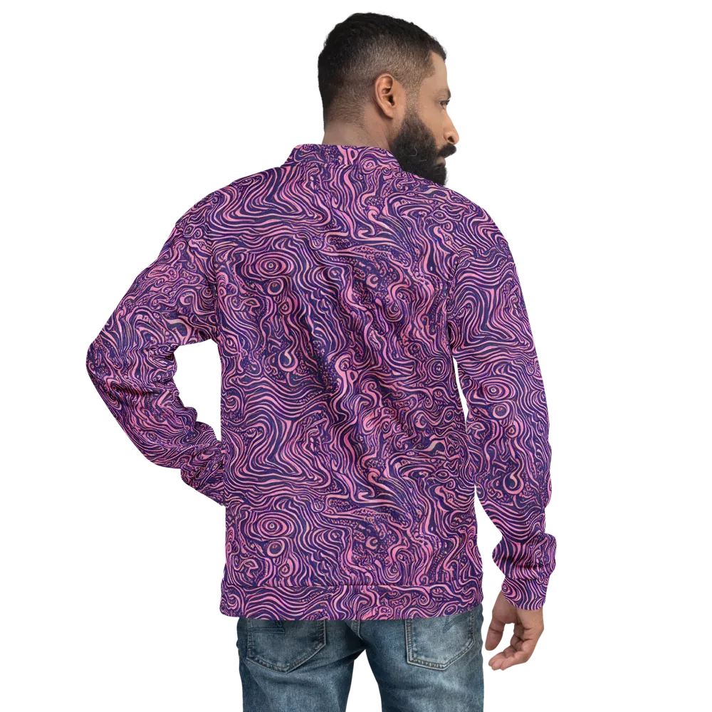 Ethereal Etch on Bomber Jacket — Back