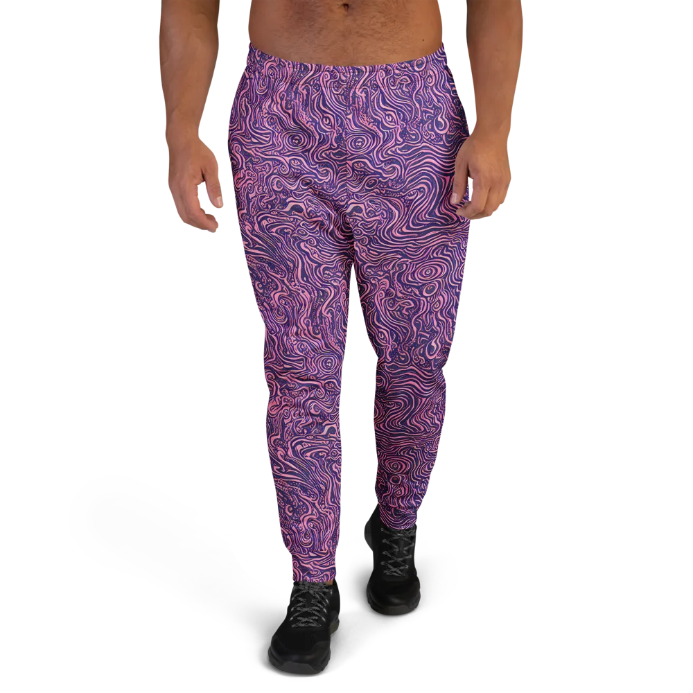 Ethereal Etch on Men's Joggers — Front