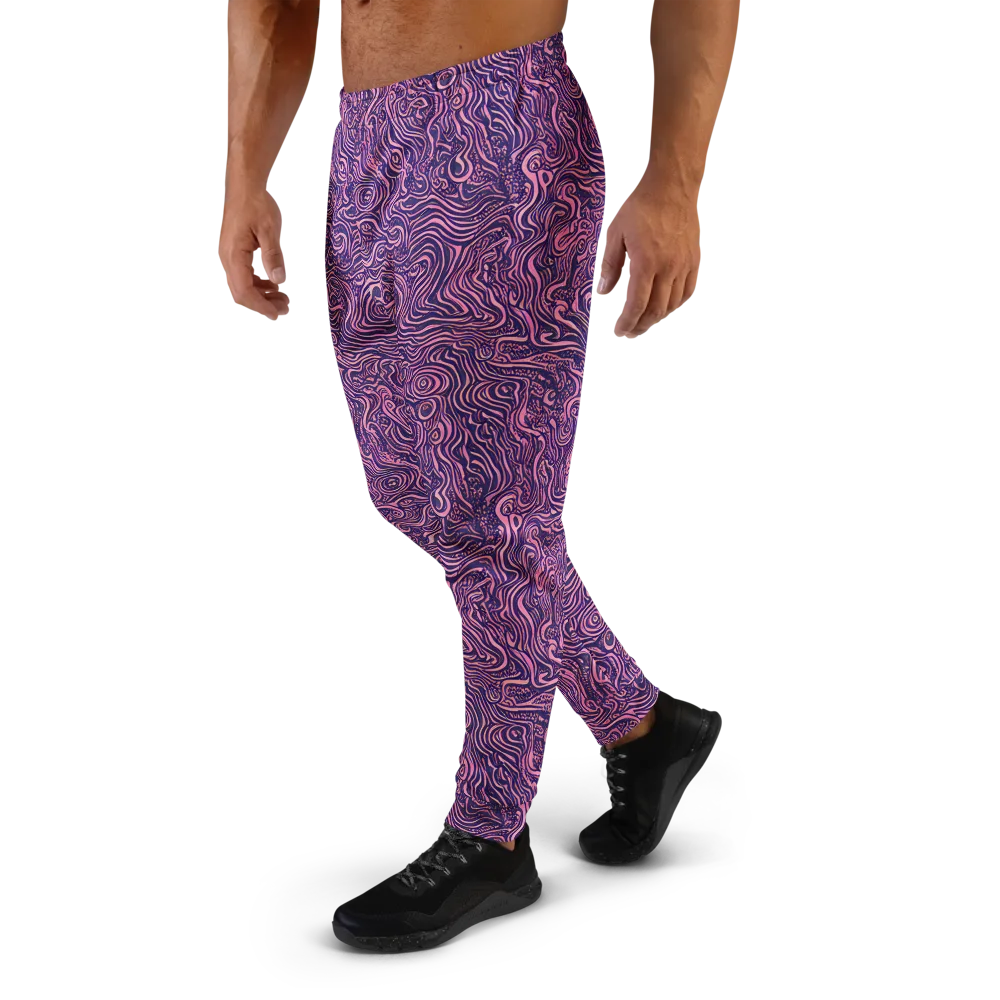 Ethereal Etch on Men's Joggers — Left