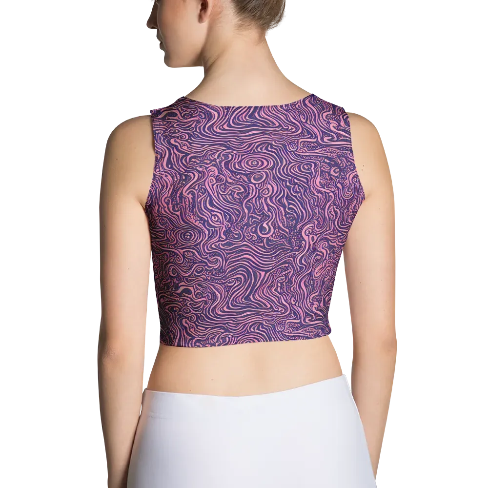 Ethereal Etch on Crop Top — Back