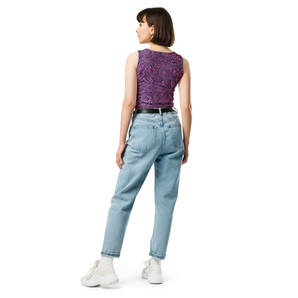 Ethereal Etch on Crop Top — Back