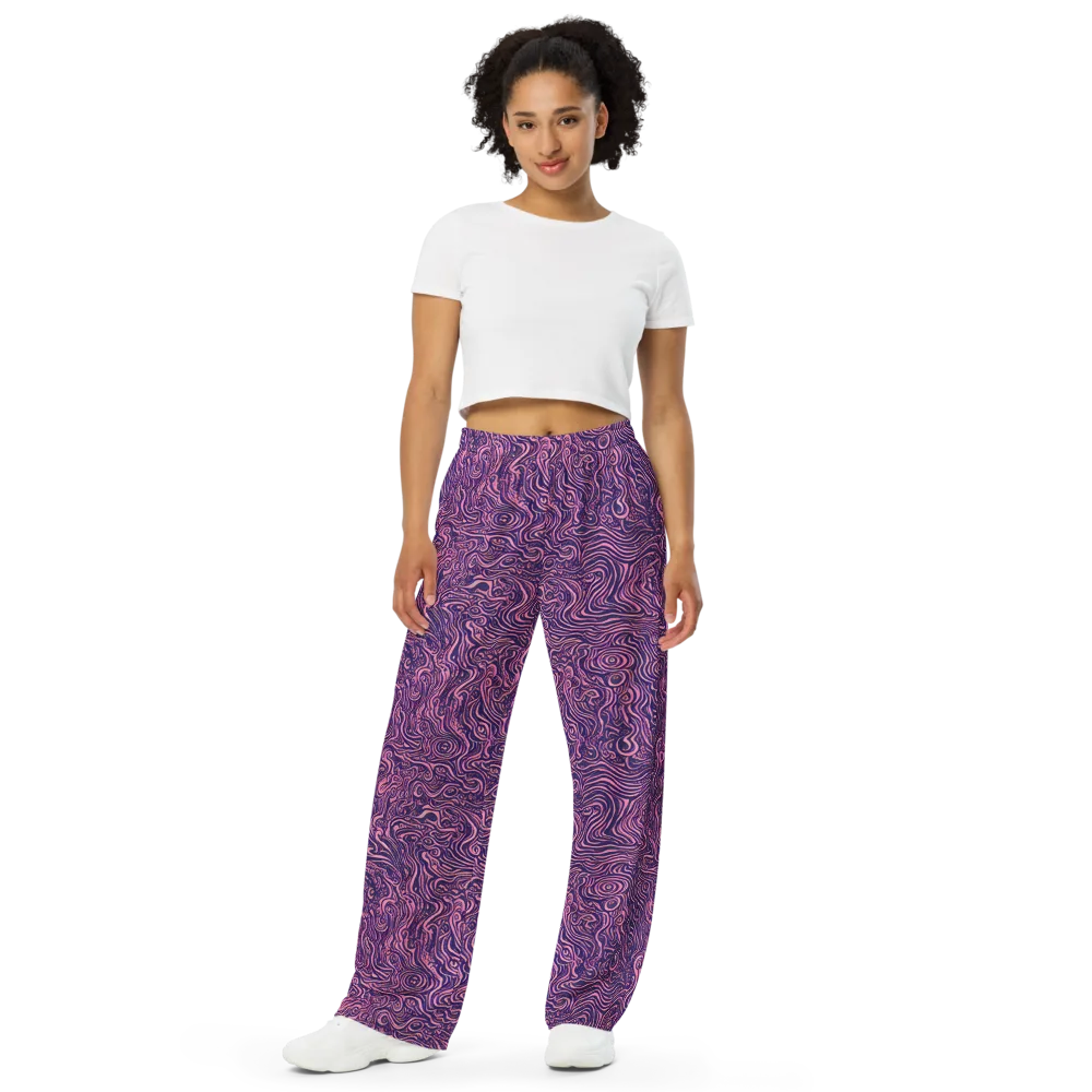 Ethereal Etch on Wide-Leg Pants — Front