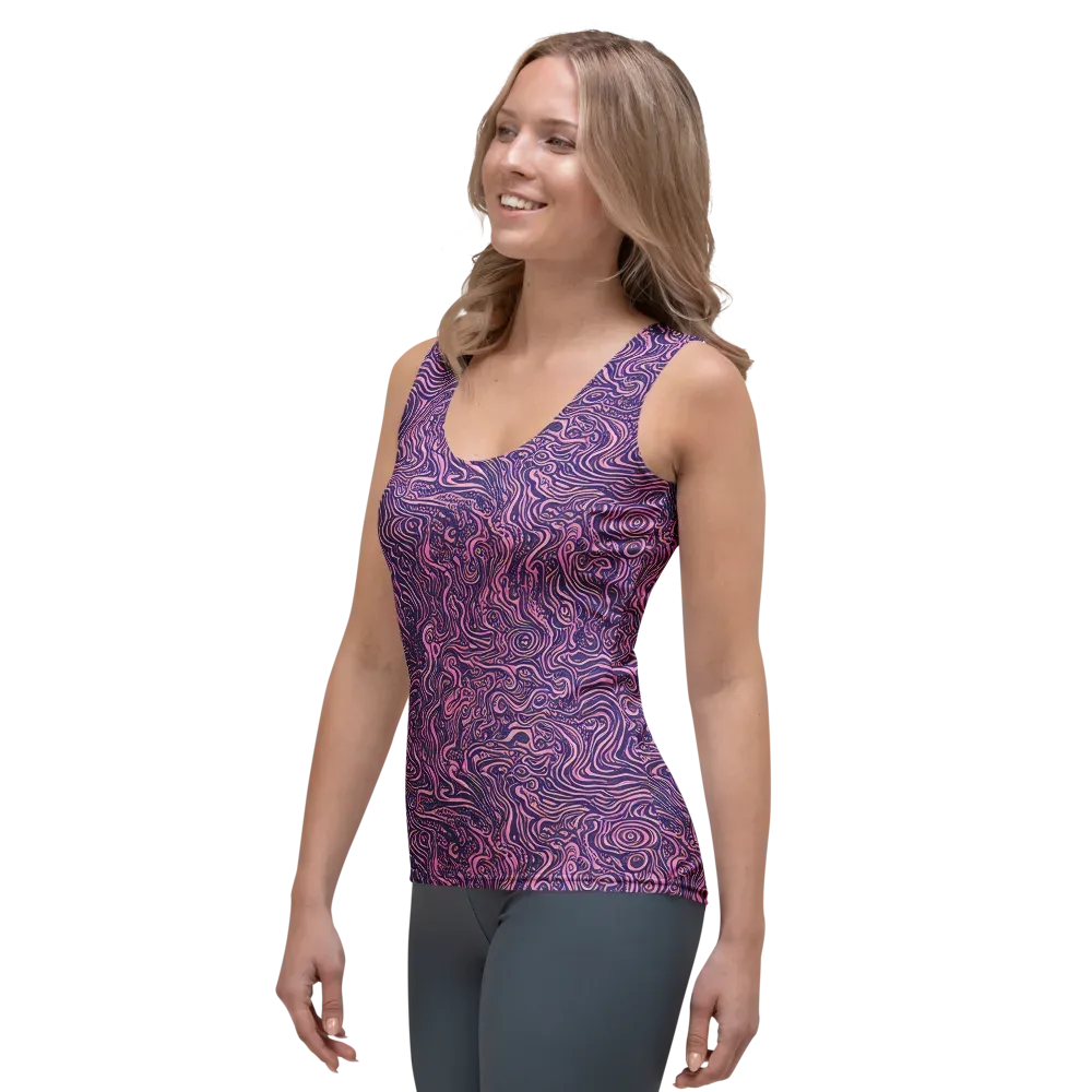 Ethereal Etch on Women's Tank Top — Left Front