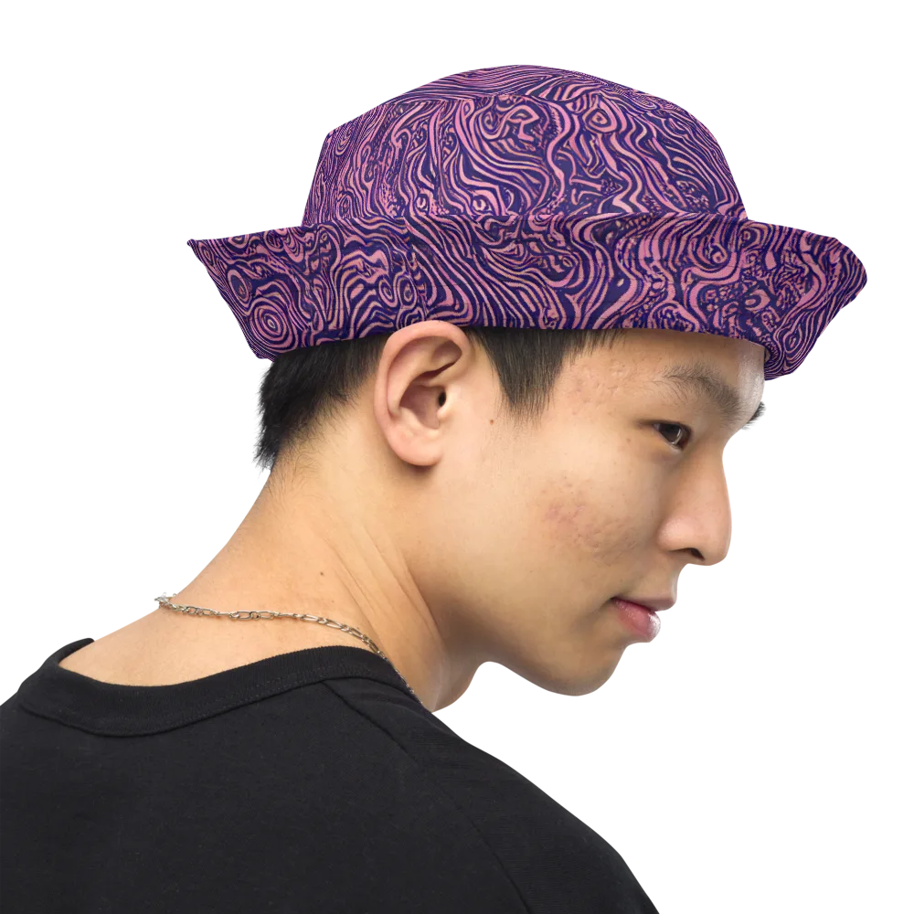 Ethereal Etch on Reversible Bucket Hat — Right Outside