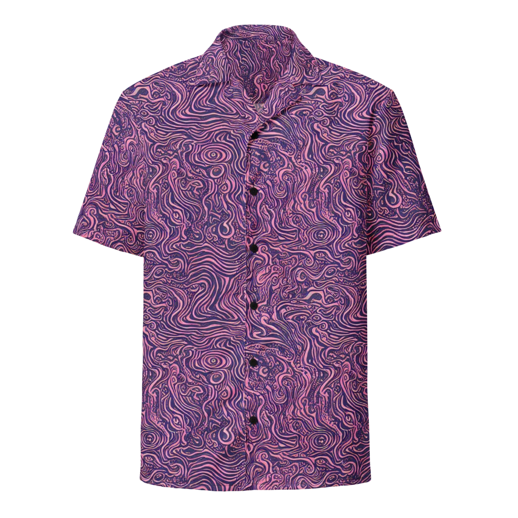 Ethereal Etch on Button Shirt — Front