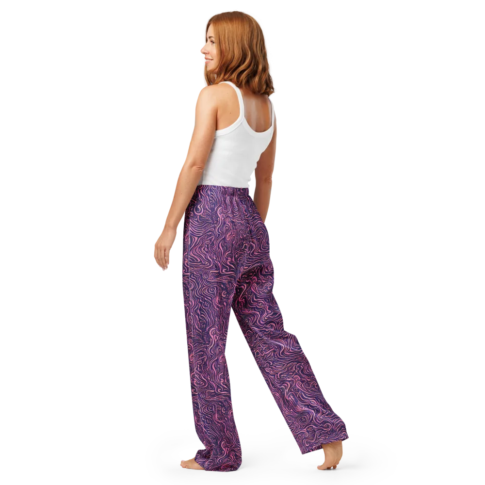 Ethereal Etch on Women's Pajama Pants — Back