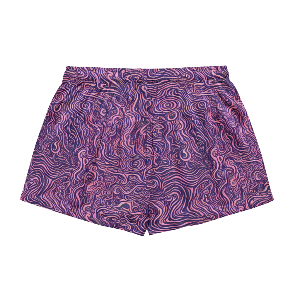 Ethereal Etch on Women's Pajama Shorts — Back