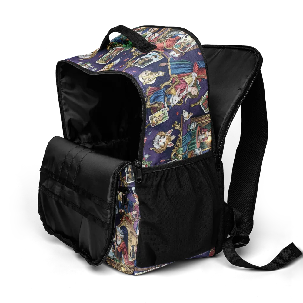 Wonderland Tableau on Utility Backpack — Product details 2