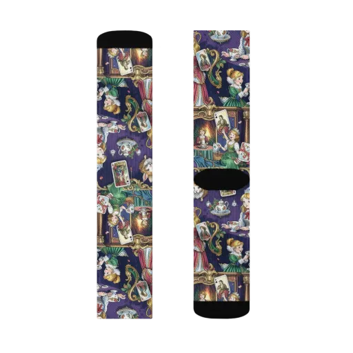 Wonderland Tableau on a Socks