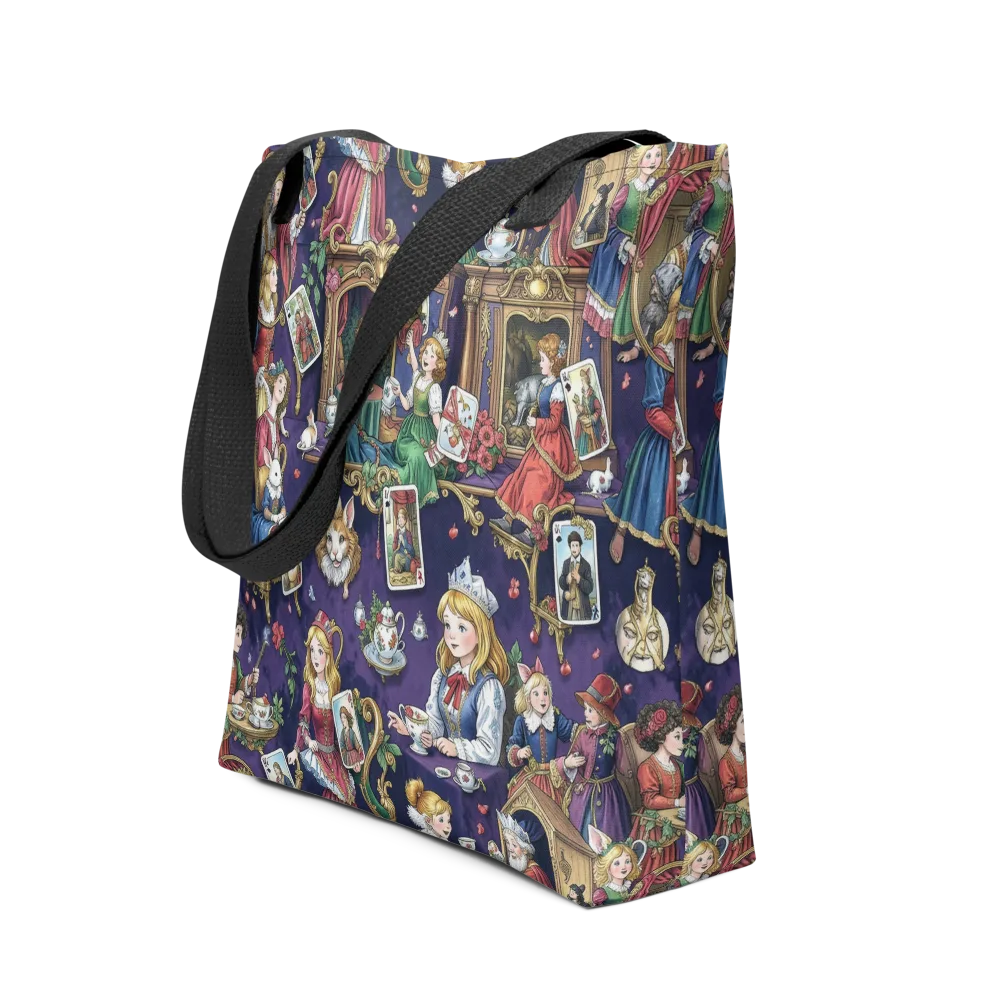 Wonderland Tableau on Tote Bag — Front