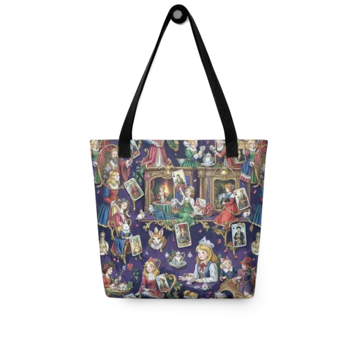 Wonderland Tableau on a Tote Bag