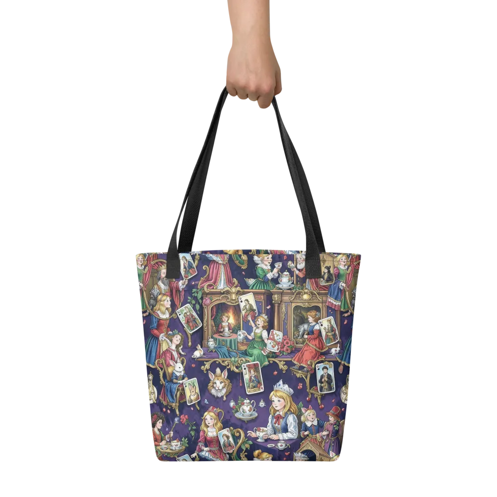 Wonderland Tableau on Tote Bag — Front