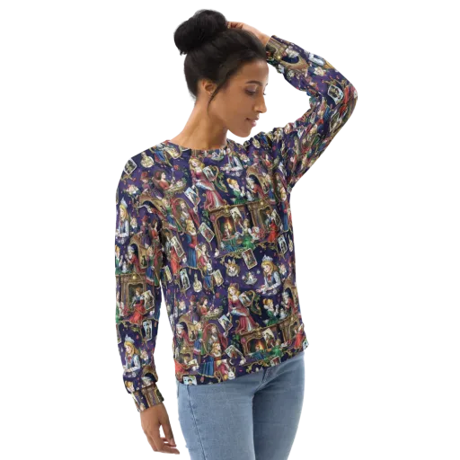 Wonderland Tableau on a Sweatshirt